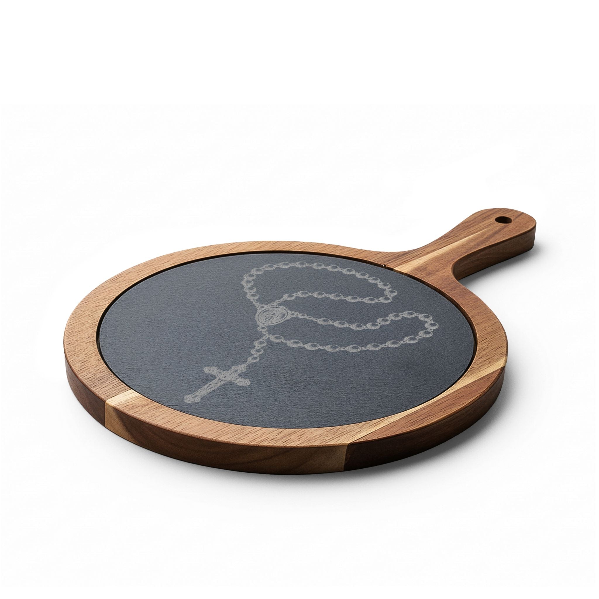 Engraved Rosary Charcuterie Board