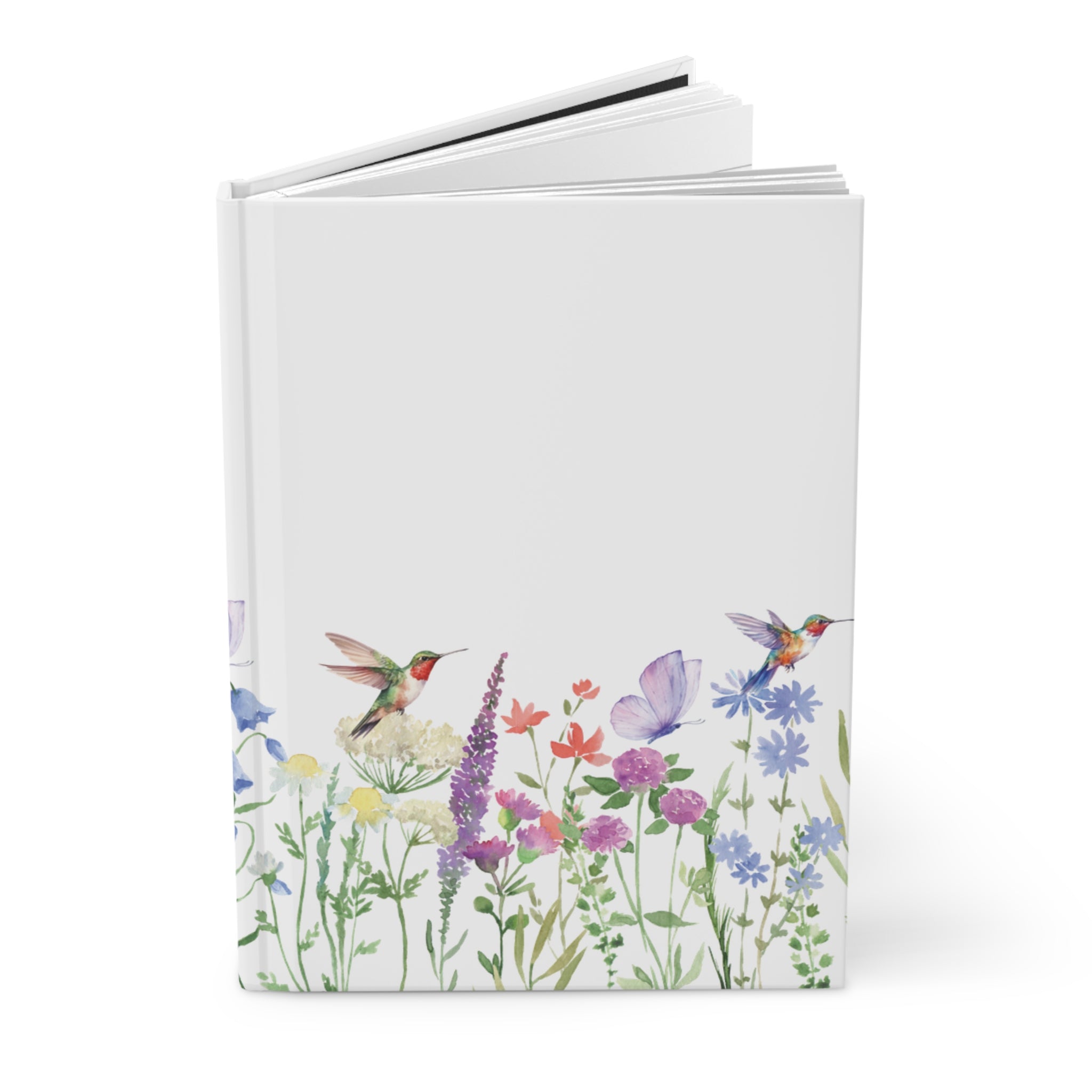 Wildflower Hummingbird Hardcover Journal