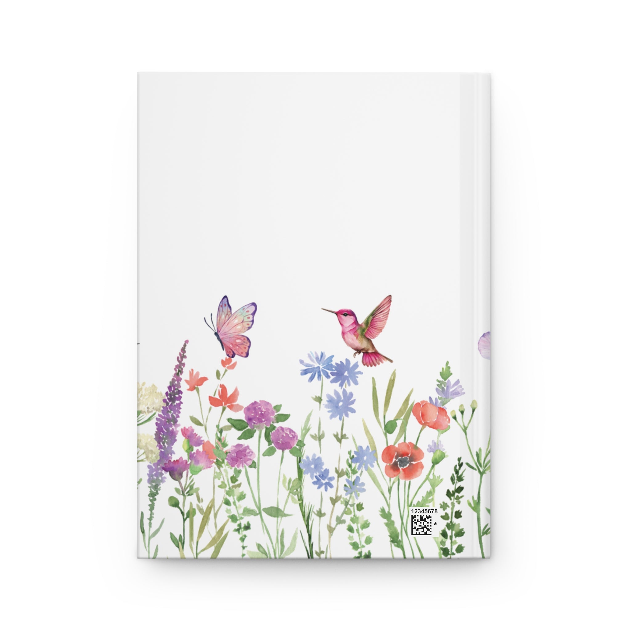 Wildflower Hummingbird Hardcover Journal