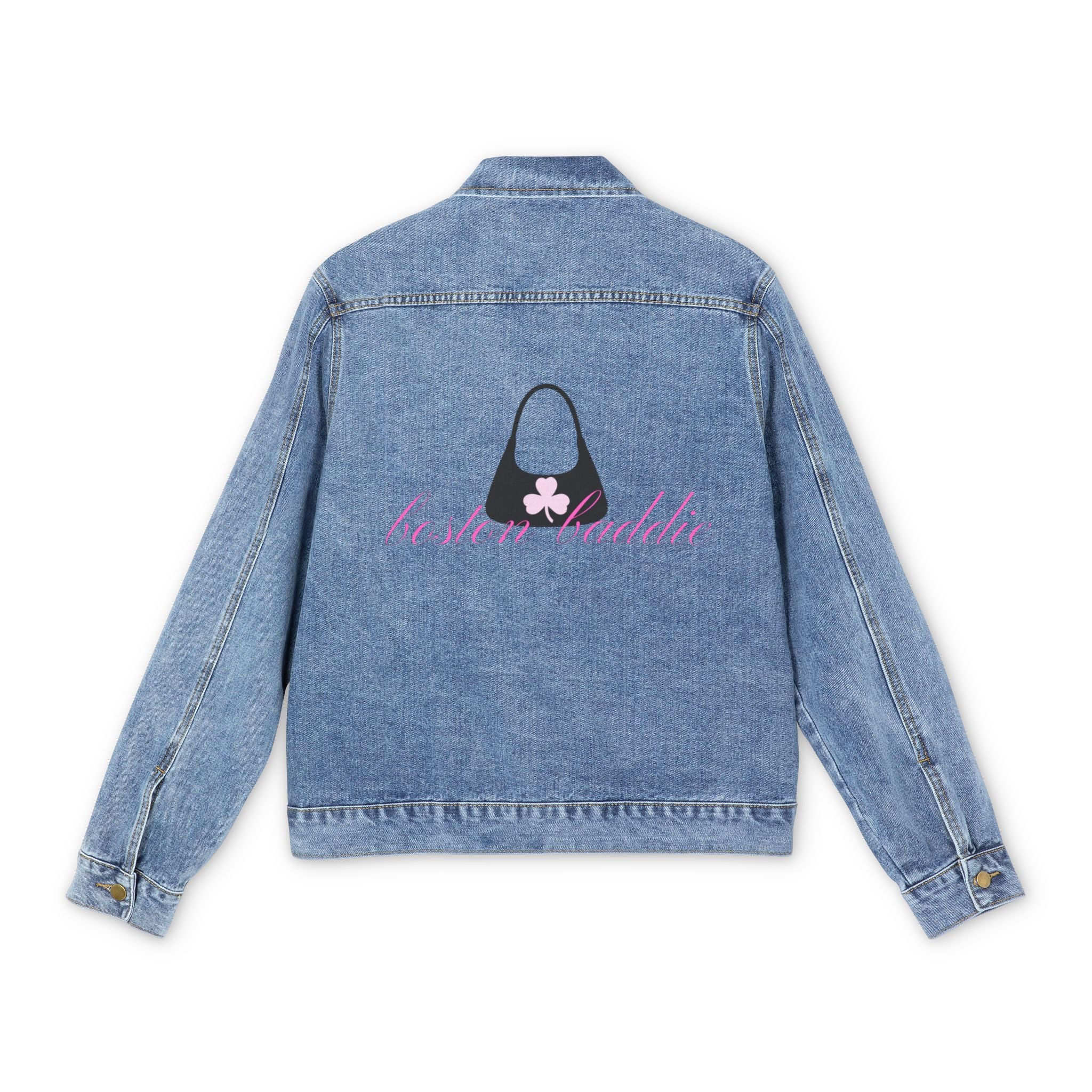 Casual Unisex Jean Jacket - Boston Baddie Edition